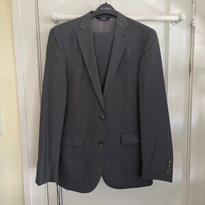 Jos.A. Bank Traveler Collection Slim Fit Suit | Grey | Size 40L /34W